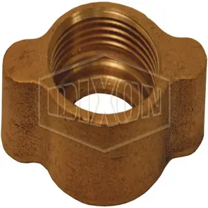 DIXON BB12 Boss Wing Nut, Brass, 3/4 Inch And 1 Inch Size | AL8VHC