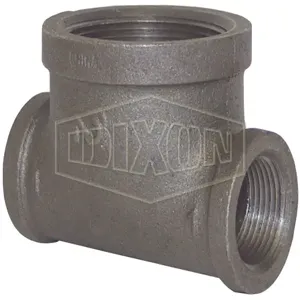 DIXON BHT1020 Npt Threaded Bull Head Tee, 1 X 2 Thread Size, 150# Iron | BX6YWG