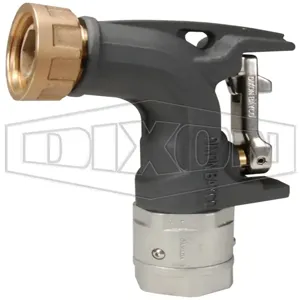 DIXON BL064 Ball Nozzle, 1-1/2 Inch Female NPT Swivel Inlet, Quick Fill Nut Outlet | BX6YZF