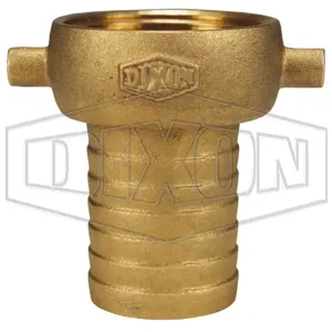 DIXON S38 Shank Coupling, Short, Suction Female, NPSM | BX7RUH