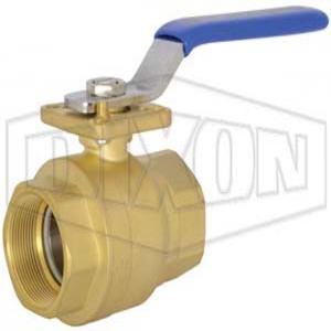 DIXON BV2BV-12511-A Ball Valve, 1-1/4 Inch Size, Brass | BX6ZTU