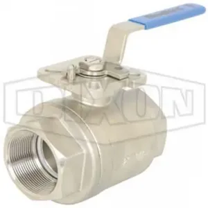 DIXON BV2HG-02511-A Ball Valve, 1/4 Inch Size, CF8M Stainless Steel | BX7AAD