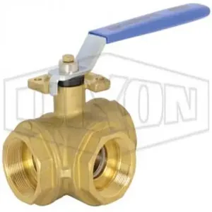 DIXON BV3BVLR-0751-A Ball Valve, 3/4 Inch Size, Brass | BX7AMA