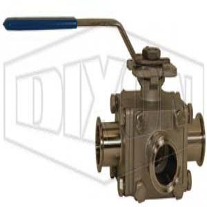 DIXON BV3SCTF200C-A Ball Valve, 2 Inch Size, Stainless Steel | BX7BAC