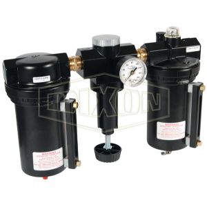 DIXON C31-08AMB Filterregler-Öler-Kombination, Schauglas, automatischer Ablass, Metallschüssel, 1 Zoll Größe | BX7BJZ