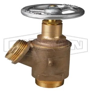 DIXON CPV150F Chicago Pattern Valve, 1-1/2 Inch Male NPT Inlet, 1-1/2 Inch Male NST Outlet | BX7BZW