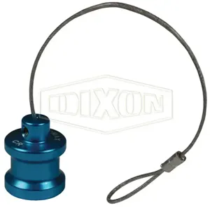 DIXON CR-CAP Coolant Fluid Receiver Cap, Teal, Cap, Anodized Aluminium | BX7CAA