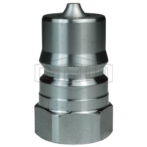DIXON D-H4F4-S ISO-B Plug, NPTF Thread, 1/2 Inch Thread, 303 Stainless Steel | BX7DQJ