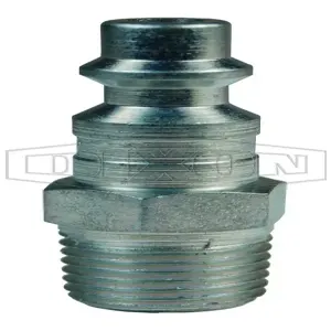 DIXON D4M6 Threaded Plug, M-NPTF Thread, 3/4 Inch Thread, Steel | BX7CVQ