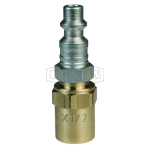 DIXON D2H2 Pneumatic Reusable Barb Plug, 9/16 Inch Hex, 1/4 Inch I.D., 5/8 Inch O.D. | BX7CPT
