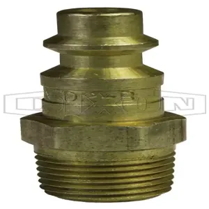 DIXON D4M4-B Threaded Plug, M-NPTF Thread, 1/2 Inch Thread, Brass | BX7CVN