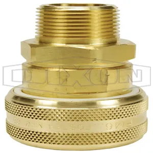 DIXON DC7108 Air Chief Industrial Automatic Male Threaded Coupler, 3/4 Inch Body, Brass | AL2ZUE