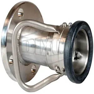 DIXON DDC200SSFL Mann Tek Dry Disconnect Coupler x 150# Asa Flange, 70mm Body, 2 Inch Flange | BX7DLF