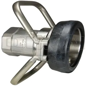 DIXON DDC400SS Mann Tek Dry Disconnect Coupler Hose Unit x FNPT, 164mm Body, 4 Inch Thread | BX7DLP