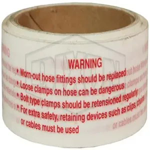 DIXON DSTW Self Stick Safety Tape, 55 Yards Length, 1-1/2 Inch Size | BX7EDP