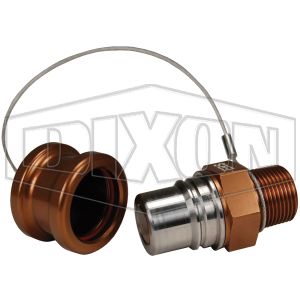 DIXON ERS-C6 Empfänger mit hohem Durchfluss, Kupfer, Empfänger mit Kappe, 50 Gpm bei 40 PSI Durchfluss | BX7EJB