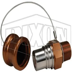 DIXON ERS-C6 High Flow Receiver, Copper, Receiver W/Cap, 50 Gpm At 40 PSI Flow | BX7EJB