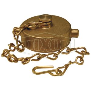 DIXON FC150F Brass Pin Lug Cap, NST Female Thread, Cast Brass, 1-1/2 Inch Size | AL2ZUH