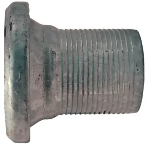 DIXON FC3104ST40 Type B Female With Machined Hose Shank, Galvanized Steel, 4 Inch Size | BX6JYM