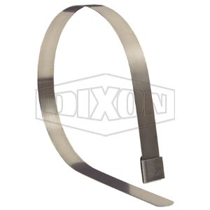 DIXON FO20 Körnerbandklemme, offenes Ende, 5 Zoll Innendurchmesser, verzinkt | BX7FVA