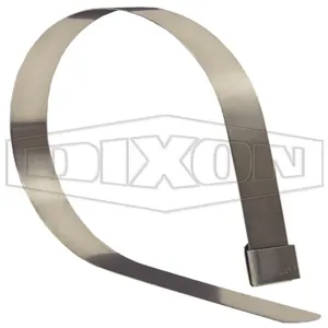 DIXON FO40 Center Punch Band Clamp, Open End, 10 Inch I.D., Galvanized | AL2XPF