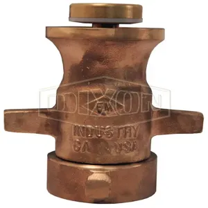 DIXON FP500B Master Stream Nozzle, Brass, 2-1/2 Inch Size, NST Thread | BX7FWM