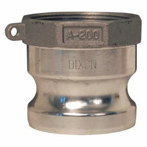 DIXON G125-A-AL Cam and Groove Adapter, 1 1/4 Inch Coupling Size, 1 1/4 Inch Hose Fitting Size | CN8YDM 55MG63