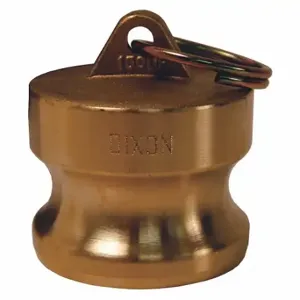 DIXON G500-DP-BR Cam And Groove Type Dp Dust Plug, Global, Astmc38000 Forged Brass, 5 Inch Size | BX7GTJ