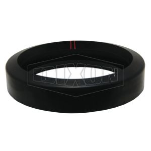 DIXON G300BL Grooved Fitting Gasket, Black, 2 Orange Stripes Code | BX7GQB
