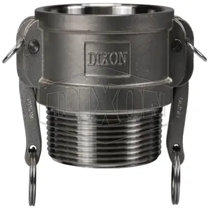 DIXON G300-B-SS Global Female Coupler, 3 Inch MNPT, Stainless Steel | AM2ELX