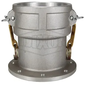 DIXON G400-DL-AL Cam And Groove Coupler x Flange, 356T6 Aluminium, Buna Seal, 4 Inch Size | BX7GRP