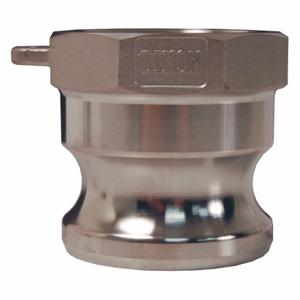 DIXON G125-A-SS Cam and Groove Adapter, 1 1/4 Inch Coupling Size, 1-1/4 Inch -11-1/2 Thread Size | CV3DDN 55MG65