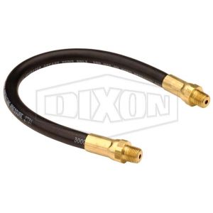 DIXON GWH3600 Grease Whip Hose Assembly, 36 Inch Length, 1/8 Inch-27 Male Thread Size | AL4QMN