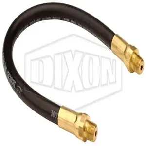 DIXON GWH2400 Grease Whip Hose Assembly, 24 Inch Length, 1/8 Inch-27 Male Thread Size | AL4QMM