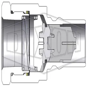 DIXON H12BF12-S ISO-B Plug, BSPP Thread, 1-1/2 Inch Thread, 303 Stainless Steel | BX7HGD