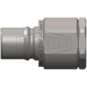 DIXON H12BF12-SS ISO-B Plug, BSPP Thread, 1-1/2 Inch Thread, 316 Stainless Steel | BX7HGA