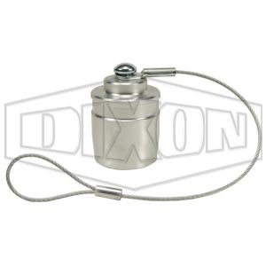 DIXON H3DC-A ISO-B Staubkappe, 3/8 Zoll Größe, Aluminium | BX7HHW
