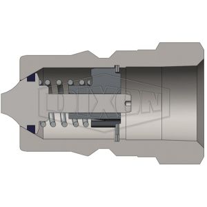 DIXON H1OF2 ISO-B-Stecker, ORB-Gewinde, Gewindegröße 7/16 Zoll, Stahl | BX7HGN