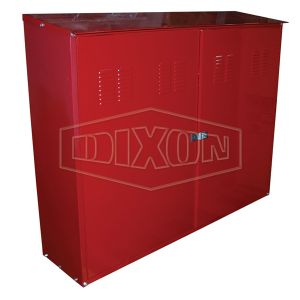 DIXON HC30143 Stahlschlauchschrank, 15 Zoll Tiefe, 48 Zoll Höhe, 18-Gauge-Stahl | BX7JBK