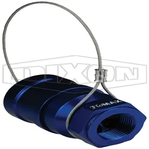 DIXON HFN-P5 High Flow Nozzle, 1500 PSI Burst Pressure, Navy, Nozzle With Plug | BX7JCF