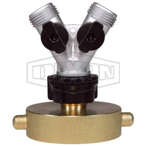 DIXON HHA1576 Brass Hazmat Adapter, 1-1/2 FNST Inlet, 1 Pack, 3/4 Inch Male GHT Outlet | BX7HWG