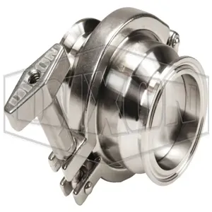 DIXON HSCV400 Spring Check Valve, 0.4 PSI Cracking Presure, Fkm Elastomer, 145 PSI Pressure | BX7JAM