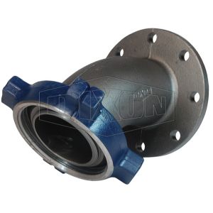 DIXON HUM206400FLG-45 One-Piece Flange x Male Hammer Union 45 Deg. Elbow Adapter | BX7JPV