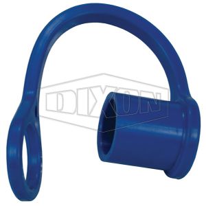 DIXON K4-B-DC ISO-A Dust Cap, 1/2 Inch Size, Blue, Nitrile | BX7JXT