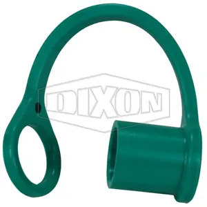 DIXON K4-G-DC ISO-A Dust Cap, 1/2 Inch Size, Green, Nitrile | BX7JYA