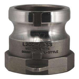 DIXON L100-A-SS Adapter, 316 Stainless Steel | BX7KCP