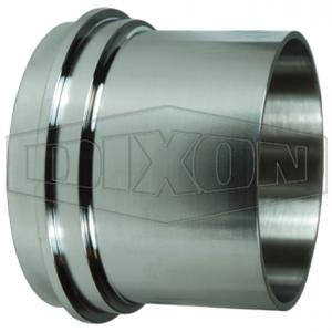 DIXON L14AJP-G200 Ferrule, 2 Inch Dia., 304 Stainless Steel | BX7KCW