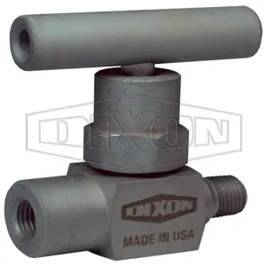 DIXON MFC101 Mini Needle Valve, Male To Female, Zinc-Nickel Plated Steel | BX7KTD