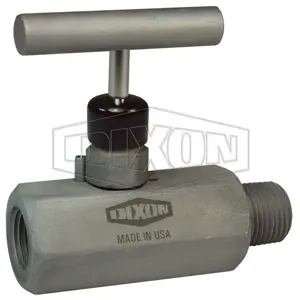 DIXON MFC404 Mini Needle Valve, Male To Female, Zinc-Nickel Plated Steel | BX7KTA