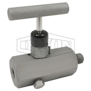 DIXON MFC702 Block And Bleed Needle Valve, 6000 PSI At 200 Deg. F, Fkm O-Ring Seal | BX7KTE